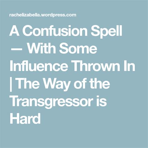 Magic spell confusion disclosure